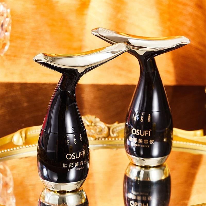 Массажер для лица, шеи, косметическое устройство, электрический V-образный интродьюсер, укрепляющий, омоложение, против морщин, тонкий двойной подбородок, уход за кожей, массаж лица