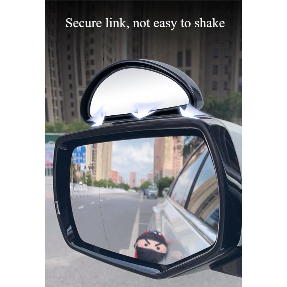 2 pcs Car blind spot mirror, rearview mirror, high-definition reversing assist mirror, blind spot of large vehicle vision, coach assist mirror