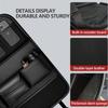 Car Seat Back Storage Bag 6-Pocket with Foldable Table Seat Back Protectors Waterproof  Anti-Kick Pad For Car Essentials