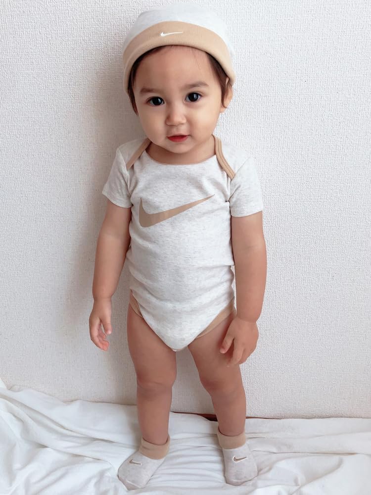 Nike Детский набор в коробке 3 предмета (Бежевый, 74-82 см)