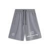 Wade Series Letter Print Ice Feel Loose Casual Shorts Men Shorts Shadow-Gray AKSU371-1
