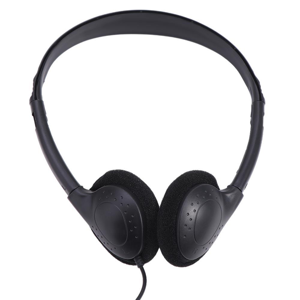 Wired Headworn Wired Headset Black Wired Headworn Earphones Cellular Wired Headset Students