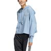 adidas Оригинал ADICOLOR HOODIE Толстовка Женская Синяя HS1925