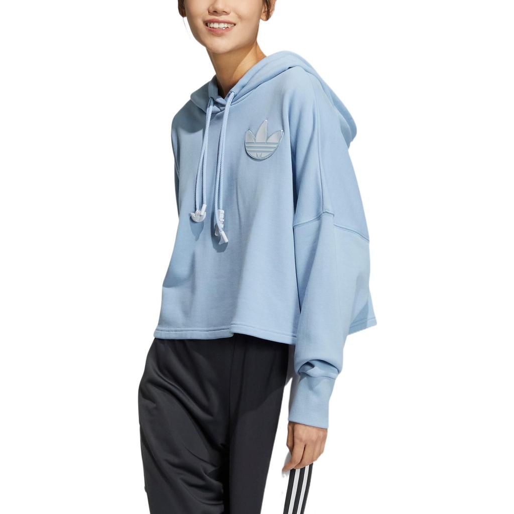 adidas Оригинал ADICOLOR HOODIE Толстовка Женская Синяя HS1925