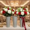 Sturdy Moisture Resistant Planter 15.8 Inch Metal Flower Buckets, Rustic Vases, Floral Containers, Hydroponic Multi-purpose Iron Vase Plant