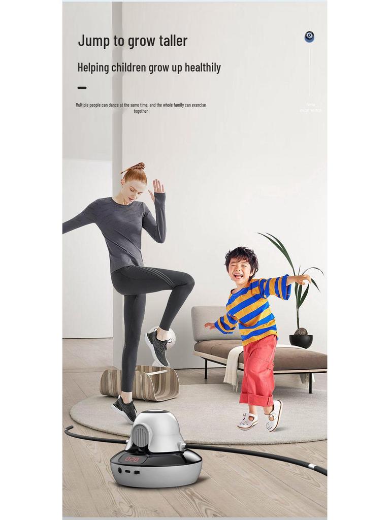 Умная электрическая скакалка с 10 уровнями регулировки и счетчиком с дистанционным управлением для тренировок детей