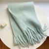 2025 20 Colors Solid Color Scarf Soft  Women's Pashmina Shawl Thickened and Warm Scarves Large Cashmere Shawl