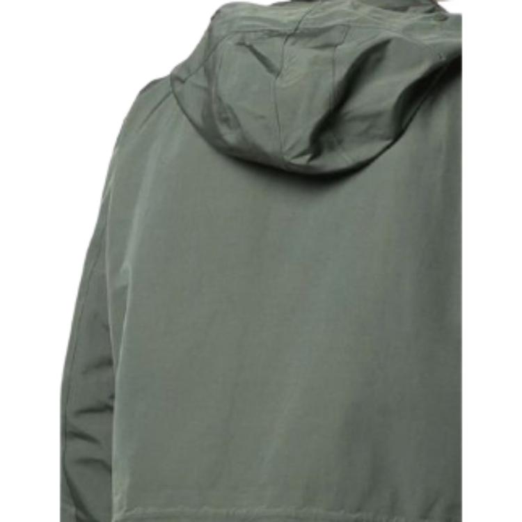 Y-3 Parka Coats Men's Green Hooded (Non-detachable) Moderate HB3400