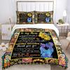3PCs Mother's Day Gift Design Cover Set, Breathable Fabric, Machine Washable (1 Duvet Cover + 2 Pillowcases) (Without Quilt) yy250911149