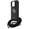 Etui do iPhone 16 Pro Guess 4G Big Logo Crossbody Czarne