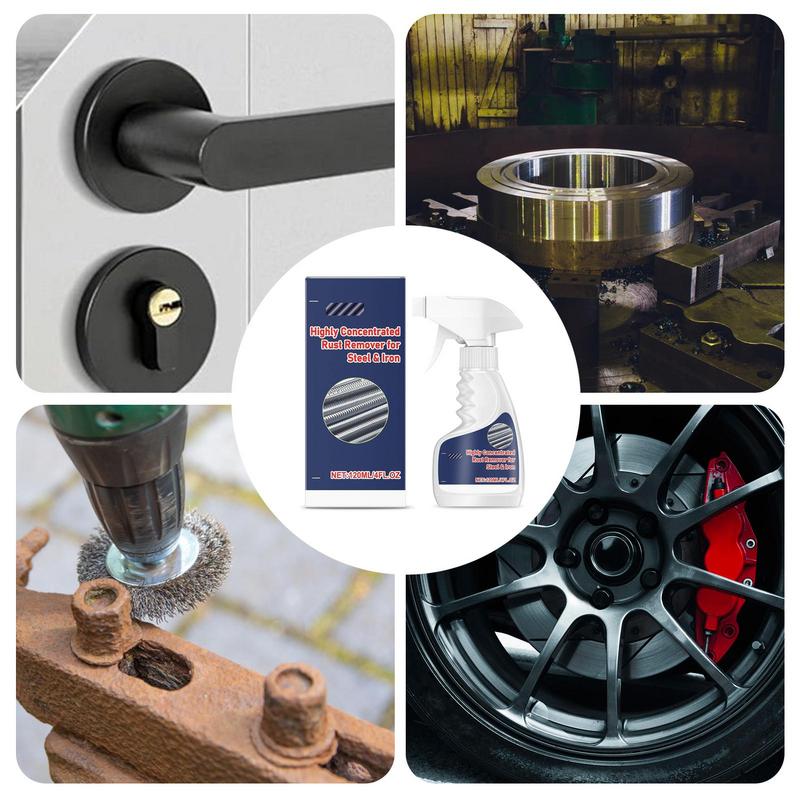Удалитель ржавчины для металла Многоцелевой удалитель пятен ржавчины Мягкое портативное средство для удаления ржавчины Жидкость для арматуры Железо Уход за автомобилем Очистка