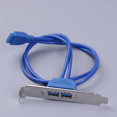 2 порта USB 3.0 задняя панель расширения кронштейн для 20-контактного разъема материнская плата кабель