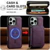 LC.IMEEKE L6 For iPhone 16 Pro Magnetic Case Detachable Zipper Wallet Leather Coated PC + TPU Phone Cover