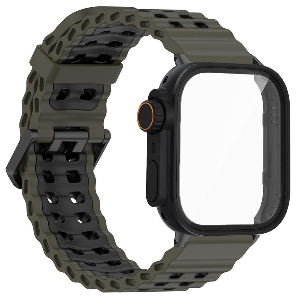 Морской ремешок+ПК чехол для Huawei Watch Fit4 4 Pro Двухцветный ремешок Ghange To Ultra Чехол для Huawei Fit 3 Аксессуары для умных часов