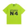 Short Sleeve T-Shirt Couples Street Style Letter Print Loose Fit Breathable Top