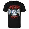 Anthrax Dread Eagle Pattern Printed Thrash Metal Band Tshirt In Street Hiphop Style For Unisex And Unisex