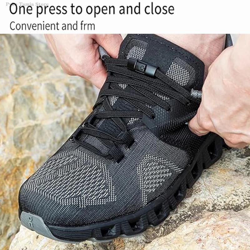 1 пара шнурков без завязок с пряжками для кроссовок, спортивной обуви