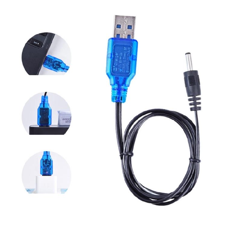 Кабель питания USB USB к DC3.7V Шнур питания USB к DC3.5мм Кабель для зарядки литиевой батареи в радиоуправляемых транспортных средствах Светодиодные индикаторы
