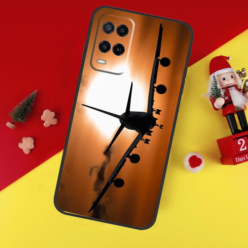 Чехол для самолета Самолет Самолет Для Oppo A5 A6 Pro A15 A57 A17 A54 A74 A94 A76 A16 A96 A40 A60 A80 A18 A38 A58 A78 A98