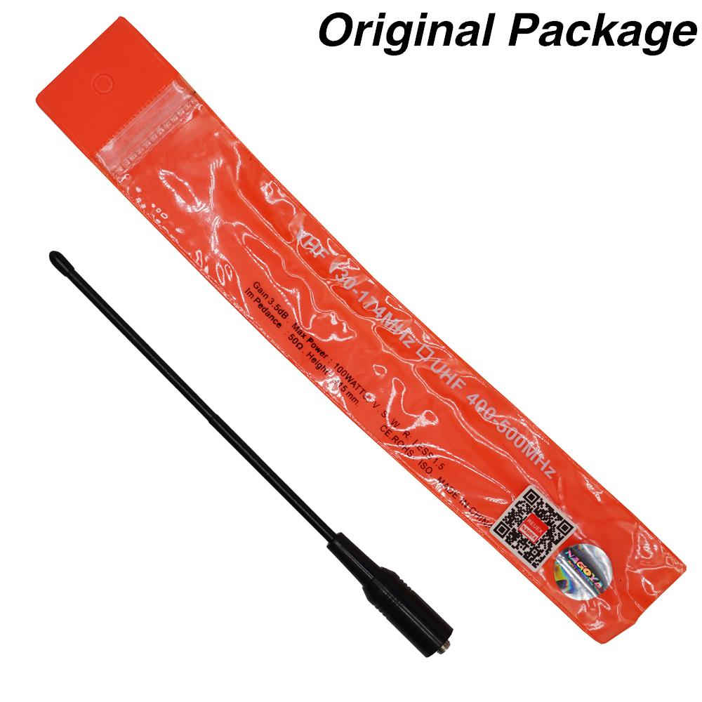 Оригинальная двухдиапазонная антенна Sma-female Na-701 UHF VHF для двусторонней радиосвязи UV-5r Uv-82 Bf888s аксессуары для рации Na701