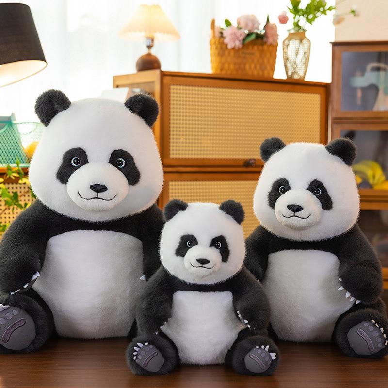 Cute Simulated Panda Doll Flower Plush Doll Children Toys Valentine's Day Girl Birthday Gift Doll