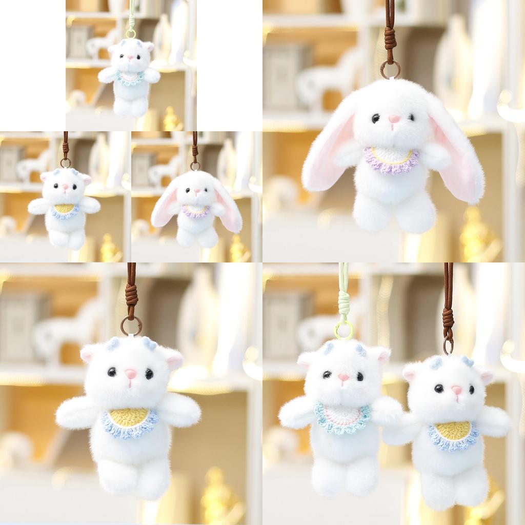 Adorable Cat Plush Keyring With Highquality Plush For Girls Gift And Handbag Charm