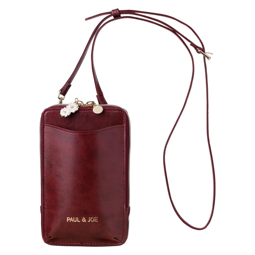 Smartphone Shoulder Bag with Wallet Function Paul Joe Marks Bordeaux iPhone Android & DGA-PO7-RE