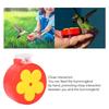 4sets ABS Hummingbird Clip Feeder With Brushes Flower Hummingbird Feeder  Outdoor Use
