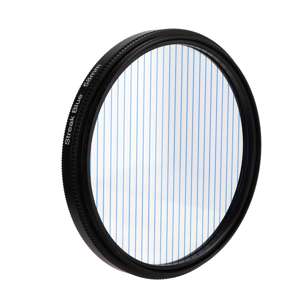 Junestar Blue Streak Special Effects Filter Anamorphic Optical Glass for Nikon Camera Accessory