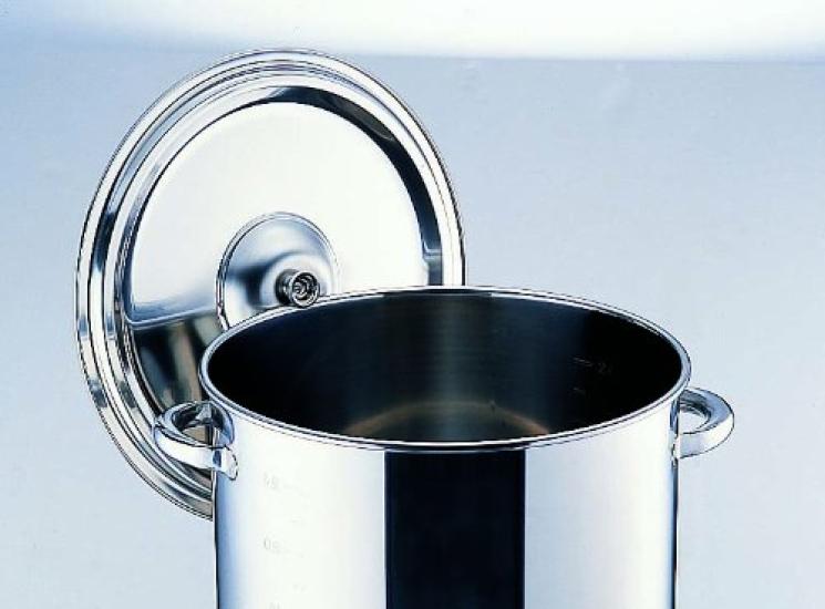 Endo Shoji Commercial Pot 27cm Stainless Steel Made in Japan AHV11027 Half-Cylinder