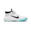 Nike Детские кроссовки Team Hustle D10 FlyEase PS White Black Photon-Dust Magic-Ember DD7302-102