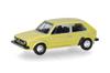 HERPA Автомобили Грузовики Масштаб Volkswagen Golf I Ярко-желтый Готовая модель и 1/120 HE066600-002