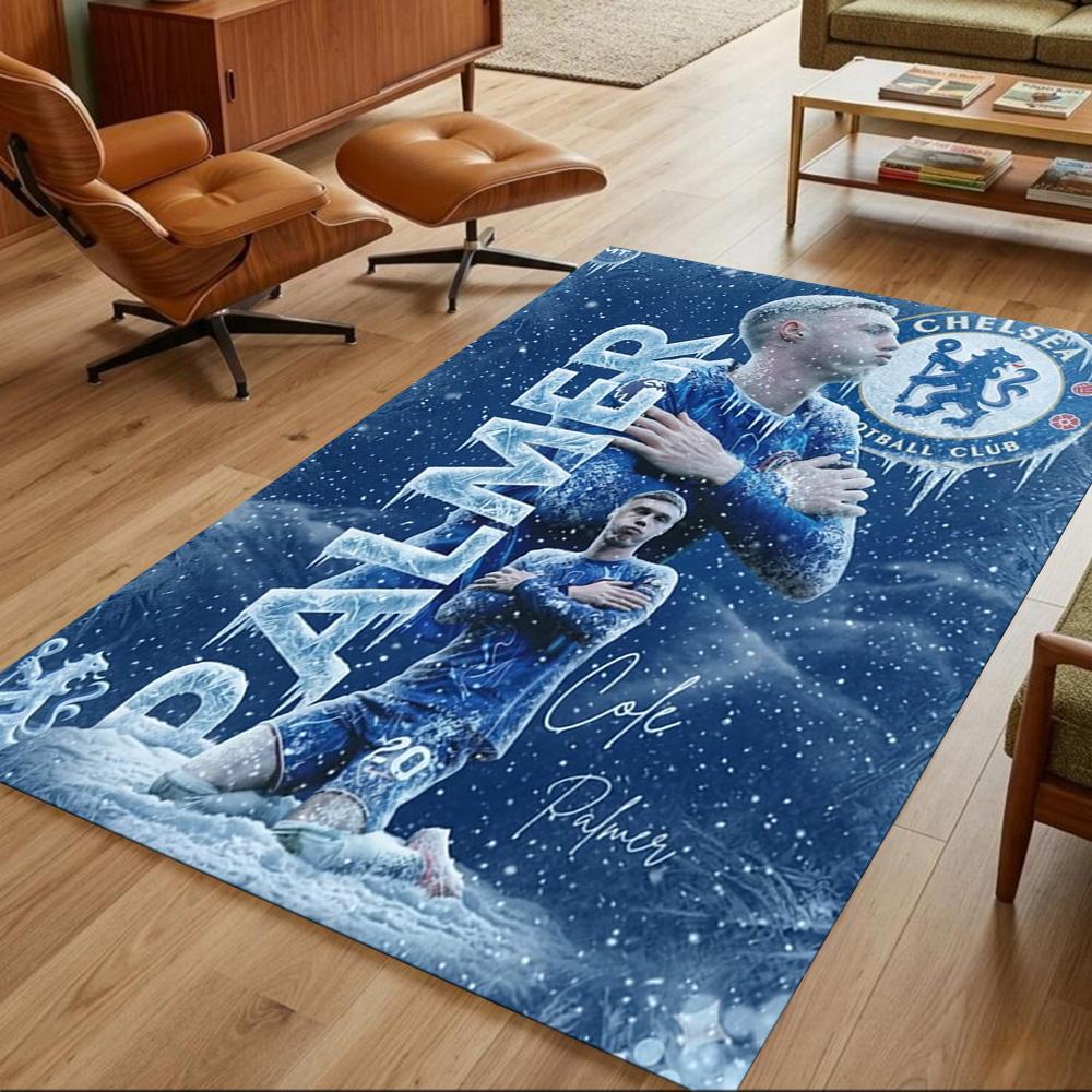 Chelsea Fc Football Player Area Rug Design for Decorate room Playrooms Foyer Bedrooms Anti-slip Rug Office home decor Birthday/Christmas Gift