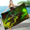 W-World of W-Warcraft Игра Большие Микрофибровые Пляжные Полотенца Быстросохнущее Полотенце Песок Пляжные Полотенца Полотенце для Бассейна для Путешествий Пляж Бассейн Йога