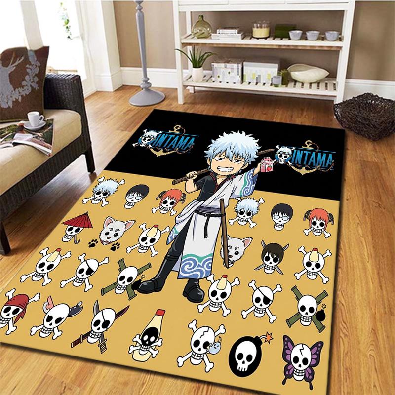 Gintama Carpet Rug For Living Room Bedroom Home Sofa Decoration Kids Play Nonslip Floor Mat