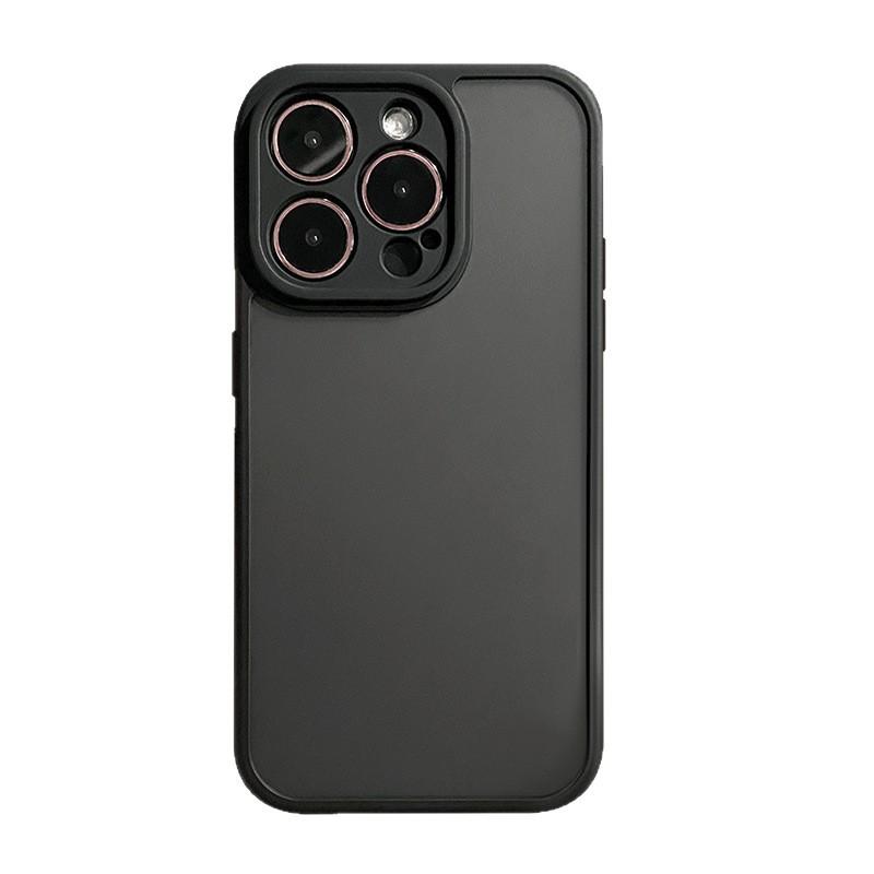 Применимо к iPhone17promax скин матовый чехол для мобильного телефона Apple 16 мелкодырчатый объектив 15 всесторонний противоударный ПК-кейс