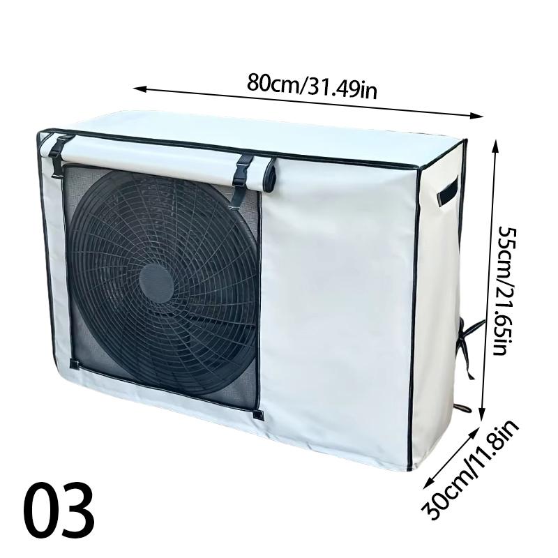 Наружный блок Чехол для кондиционера Дышащий Водонепроницаемый Солнцезащитный Чехол для кондиционера Уличный Пылезащитный Чехол для кондиционирования