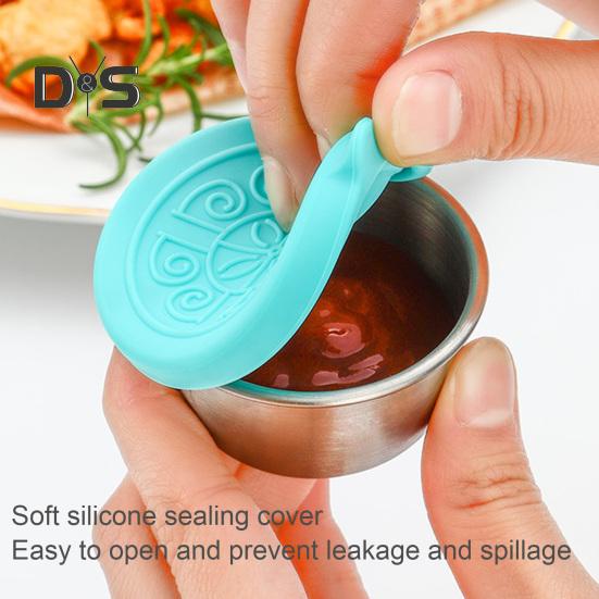 1 комплект, 40 мл, большая вместительная чашка для соуса, штабелируемая, практичная, для кемпинга, ужина, портативная чашка для соуса для салата