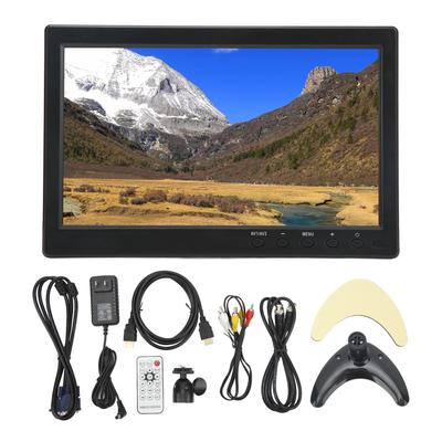 10,1-дюймовый TFT LCD монитор Портативный цветной HD экран с VGA AV BNC USB DC HD мультимедиа