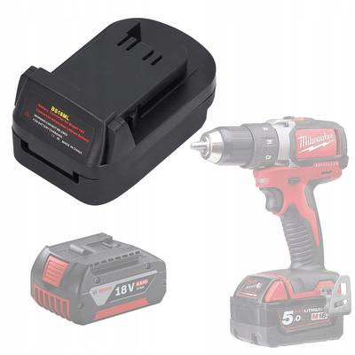 Адаптер для аккумулятора Bosch 18V к Milwaukee 18V – Совместимость с моделями | Выход USB 5V, 2.1A | Материал ABS+PC