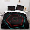 Geometry Line Duvet Cover Colorful Pattern for Children Teens Boys Adult Abstract Art Quilt Cover for Bedroom Decorations Queen