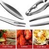 19 Pcs New Seafood Tools Set High Quality Crab Lobster Nut Fork Seafood Needle Seafood Scissors Camping Gear Camping Equipment
