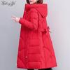 Winter Women's Coat Long Thickened Warm Cotton Padded Parka Ladies Jacket