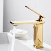 Brass Basin Faucet Bathroom Sink Faucets Hot Cold Water Mixer Taps Deck Mounted Single Handle Kitchen Accessories Black Gold