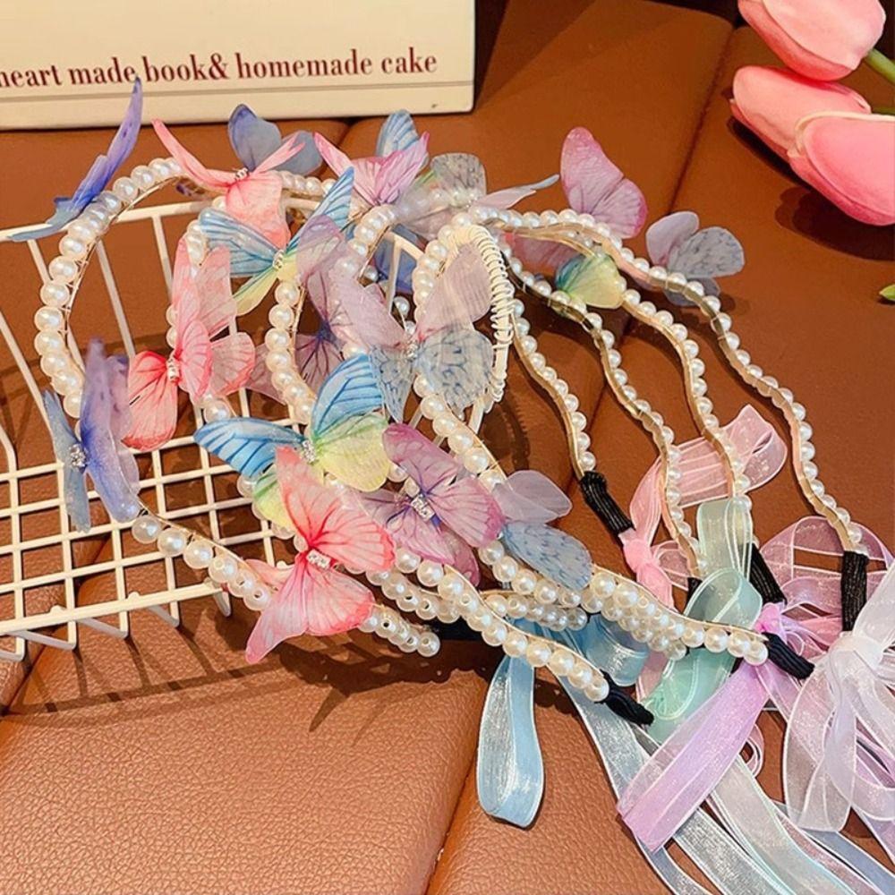 Styling Ribbon Hairband Elegant Hair Hoop Fashion Flower Hair Bands Girls Hair Accessories