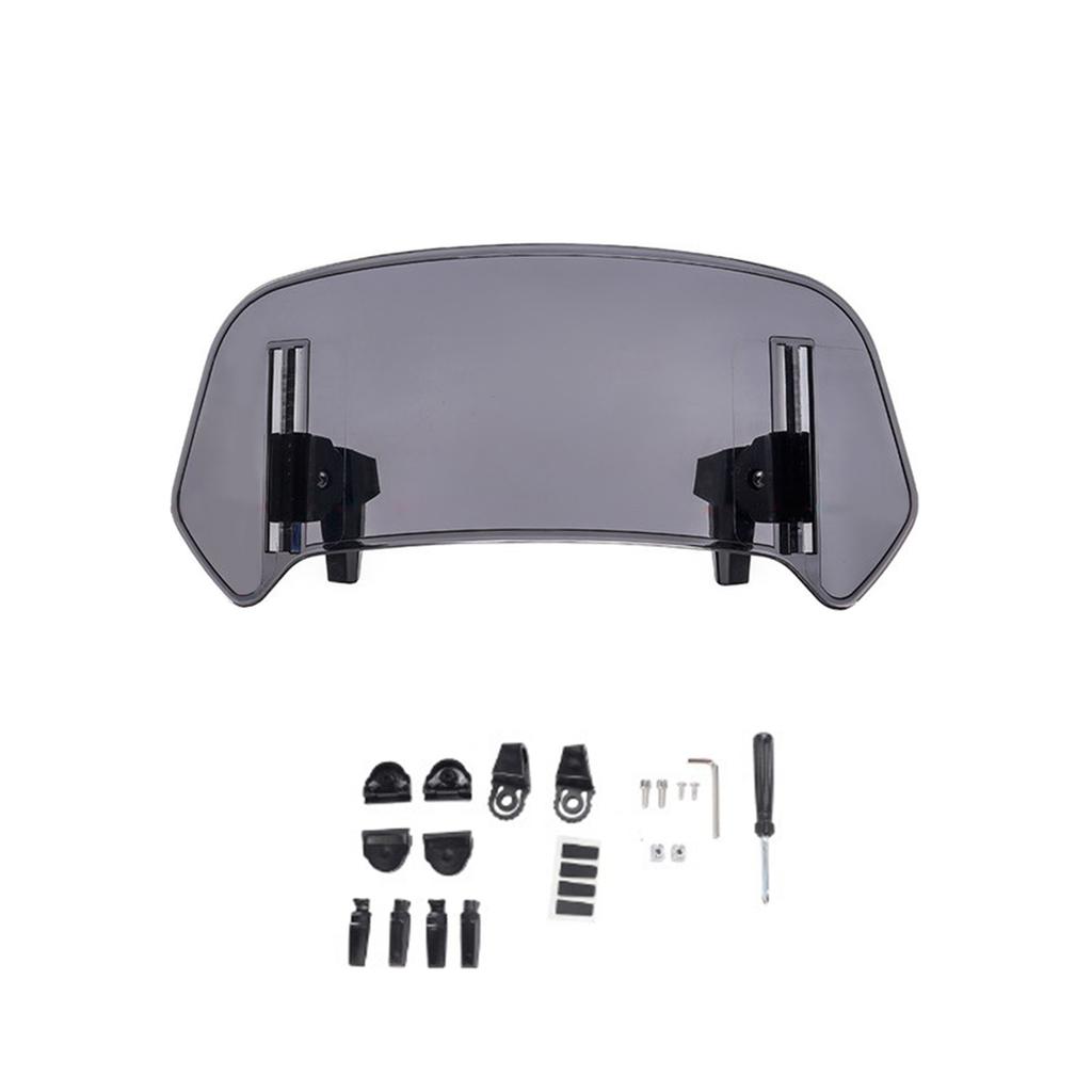 High Resistance Against Sand Motorcycles Windscreen Easy Carry Foldable Design for Commuters Tourers Outdoor Activities