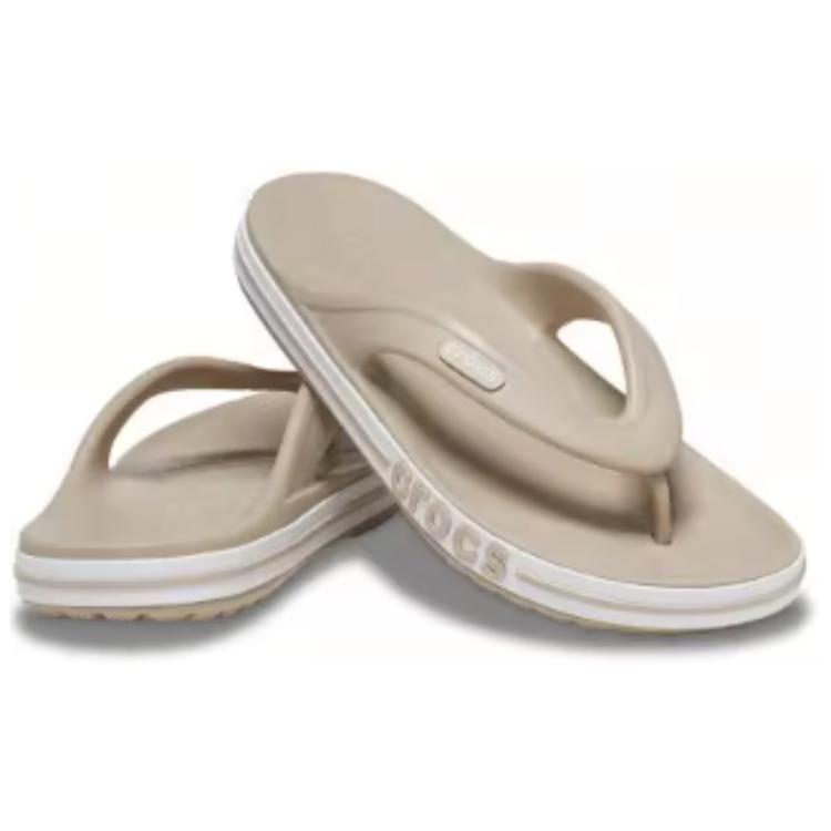 Crocs Удобные Модные Нескользящие Шлепанцы Унисекс Обувь Молочно-Белый 205393-2V3