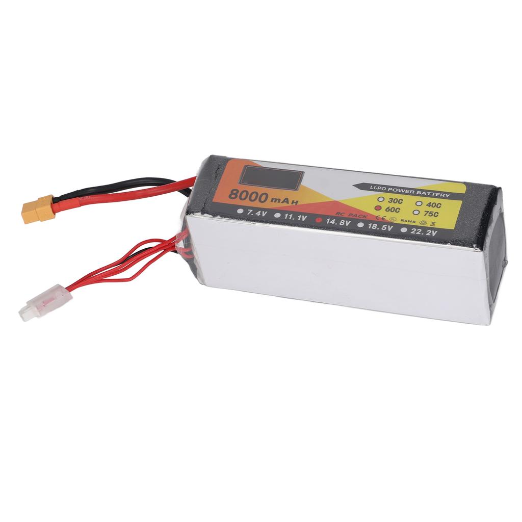 14,8 В 8000 мАч 60C 4S LiPo аккумулятор с разъемом XT60 Запасная часть для квадрокоптера H210 RC Racing Car