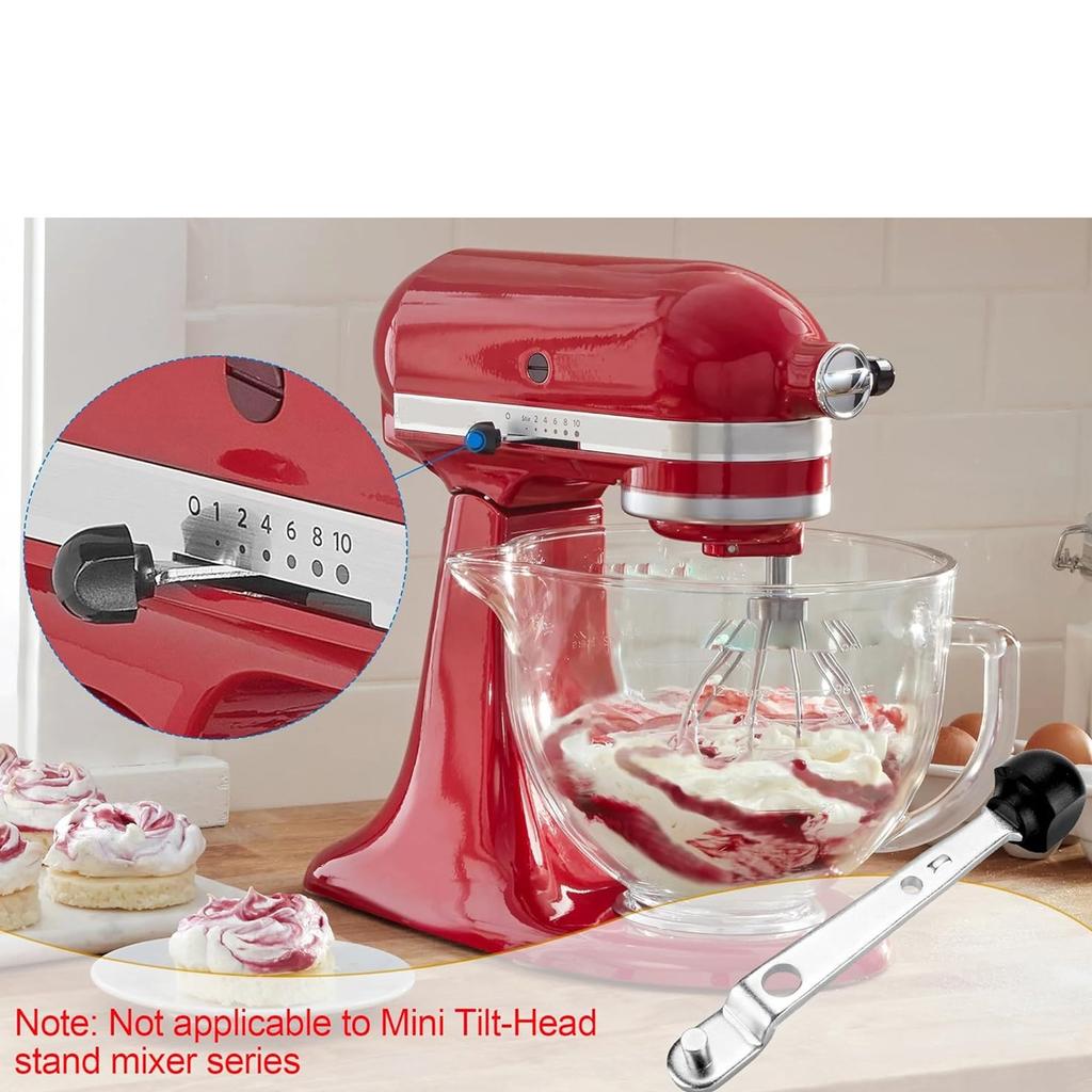 Speed Control Lever Replacement Mixer Speed Control Rod Metal Texture Mixer Part for Stand Mixers Multiple Models