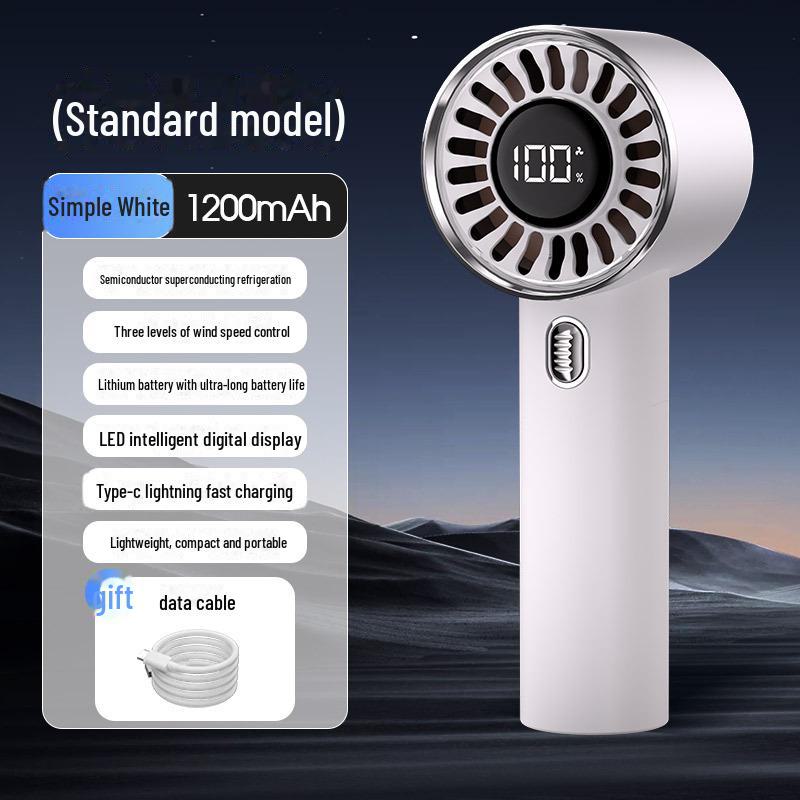 Compact USB Desktop Fan: Portable, High-Power Circulation for Home and Office